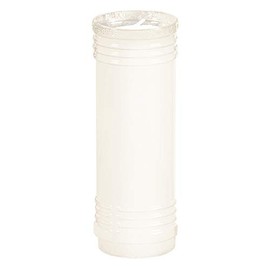 Root Candles Cemetery Prayer Candles for Outdoor Burning in Clear Flame Resistant Plastic Vessels, 1-Count, Memorial