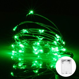 Tasodin led Fairy Lights Waterproof 16.4ft String Lights Battery Operated for Wedding, Home, Garden, Party, Christmas Decoration (1pc, Green)