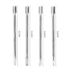4 pieces cuticle pusher, 2 in 1 professional nail pusher