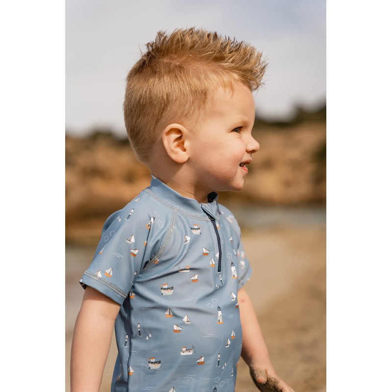 Little Dutch Sailors Bay CL21881643 Swimming Shirt Short-Sleeved Dark Blue