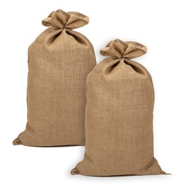La Cordeline Pack of 2 Natural Jute Potato Sacks 60 x 105 cm 305 gsm 50 kg ACJN28PAL-L2