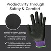 ADVANCED GLOVES – NiTex P-200 Nylon Nitrile Gloves, Breathable Nitrile