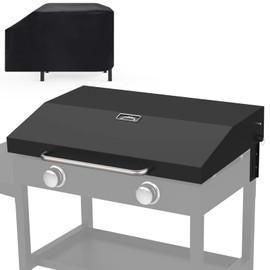 2026 Upgraded Lid for Blackstone 28 Inch Griddle, BBQ Future Hinged Hard Cover with Thermometer & Reinforced Hinge Compatible with 28" Models 1517 2206 1853 1885 & More