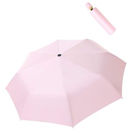 Folding Umbrella, Auto Open/Close, Lightweight, High Strength Fiberglass, For Both Sunny and Rainy Weather, UV Protection, UPF 50+, 99.9% Light Blocking, High Density NC Cloth, Wind Resistant, Water