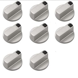 Gas Cooker Oven Stove Knob Control Rotary,8 Pcs Round Gas Stove Knob,6 mmGas Stove Stove Oven Control Rotary knob