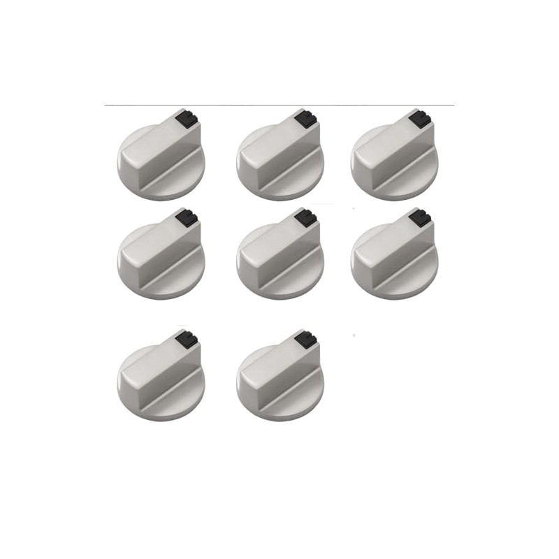 Gas Cooker Oven Stove Knob Control Rotary,8 Pcs Round Gas