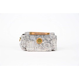 Angelina's Palace Hetta Purse Insert Bag Organizers Adjustable Handbag Sharpers Tote Storage Gift for Her(Metallic Silver)