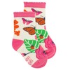 Stephen Joseph Baby Crew Socks, Butterfly, Small