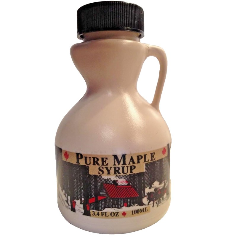 Empty Maple Syrup Jugs 100ml (3.4 FL OZ Each) -