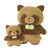 SUNLEMON BR(S) P-7862 Tatton, Plush Toy, Tanuki, Brown