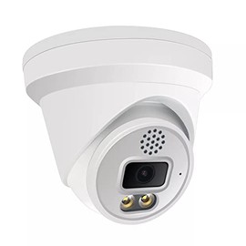 GW Security 5MP 30FPS Real-Time 1920P 2-Way Audio Spotlight Color Night Vision Outdoor/Indoor PoE IP Dome Security Camera (GW509501T)