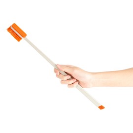 Rislobx 1PCS Small Aquarium Cleaning Tool, Algae Scraper for Fish Tank, Long Handle Aquarium Brush, Fish Tank Cleaner Adapted for Glass and Acrylic Aquariums (Longer)