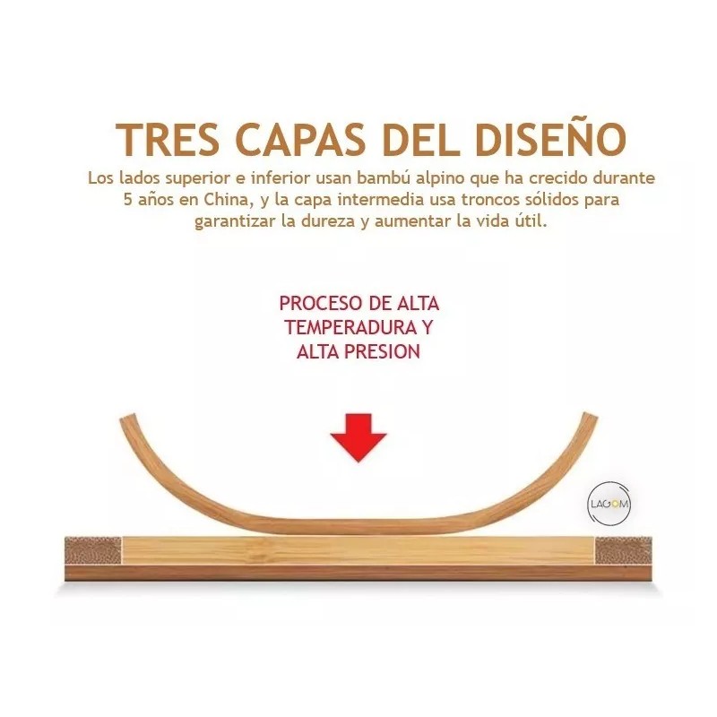 Lagom Tabla Para Picar Cortar Lagom 20x30cm De Bambú Y