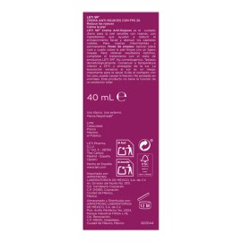 Crema Facial Leti SR Anti-Rojeces 40ml Piel Sensible FPS 20 Da                                                                                        
