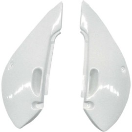 Unbranded WHITE SIDE PANEL PLASTICS FOR KAWASAKI KLX110 DRZ110 KX65 2002-2009 PS00