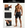 TSLA Men's Athletic Compression Shorts, Sports Performance Active Cool Dry