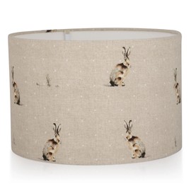 Handmade Table Lampshade, Hartley Hare Fabric, 25 cm