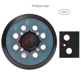 ANBOO 5 Inch 8 Holes Grinder Holder Replacement for DeWalt DWE6423/6423K, DWE6421/6421K, DCW210B Hook and Loop Sander Pad