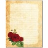 The Image Shop - Red Rose Lined Letterhead - Laser