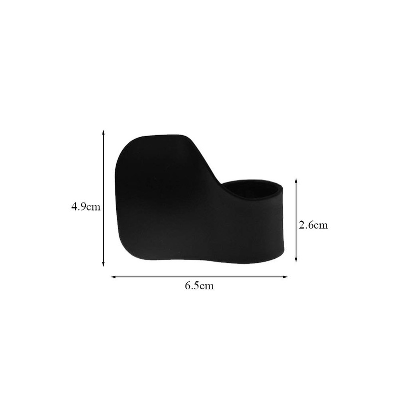 4 Pcs Throttle Assist Cruise Control Grip Black ABS Handlebar