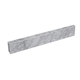 EQLOO 21 Inch Carrara Marble Side Splash for Bathroom Vanity Sink Top