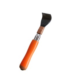 PEXOMEDO Portable Extendable Double-Pole Back Scratcher（8.3-21.3in），Hand Massager for Scratching Itches, Strong and Sturdy,Good Practical and Novel Gifts for Friends and Family. (Orange, 1 Pack)