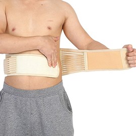 Cinturón de apoyo para la espalda con autocalentamiento, ayuda a aliviar el dolor de espalda baja y el estrés, soporte lumbar protector de cintura    