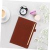 Operitacx 2025 Mini Pocket Calendar Soft PU Leather Cover Small