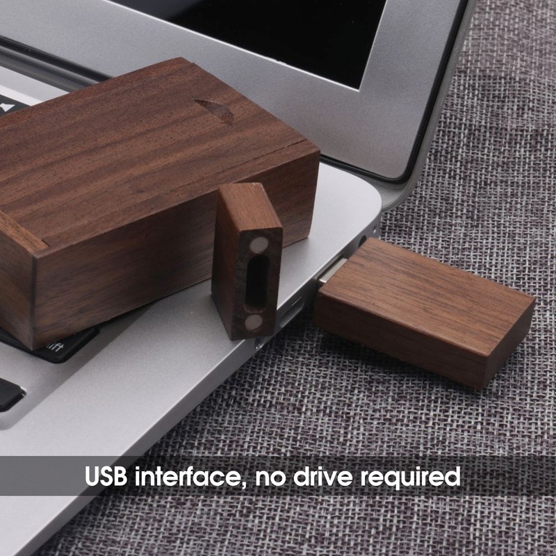 Wooden Portable Mini U Disk USB Flash Drive Memory Stick