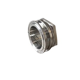 TRUE Weldless 2" TC Tri clamp Bulkhead Compression Fitting 304 Stainless Steel Homebrew Kettle Bulkhead