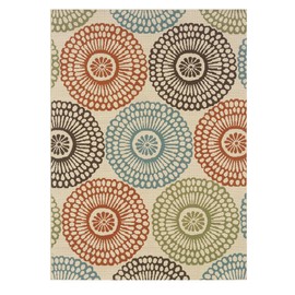 Granville Rugs Monterey Indoor/Outdoor Area Rug, Multi, 3' 7 x 5' 6""