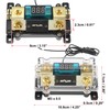 X AUTOHAUX Car Stereo Audio LED Display Digital Voltage Inline