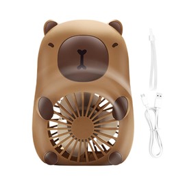 Cute Handheld Fan,Handheld Electric Capybara Fan | Air Cooling Stuff, Cool Accessories, Outdoor Ventilador for Travel, Makeup, Home, Travel, Outdoor