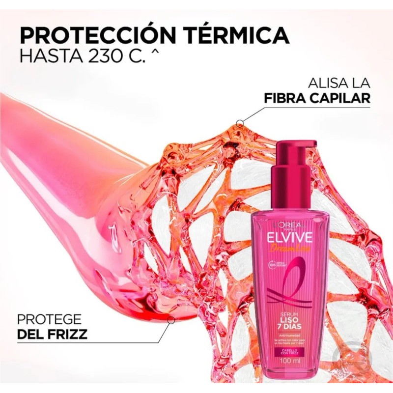 Serum Tratamiento Elvive Dream Liso Por 7 Dias 100ml