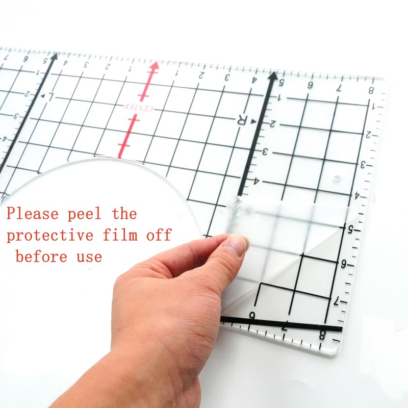 Kingria T-Shirt Rulers Guide Shirt Alignment Tool,Center Placement Guide Ruler