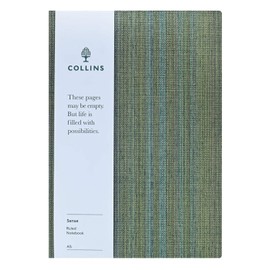 Collins Edge Ruled Notebook, Size A5, Green