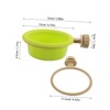 Parliky Hanging Bird Bath with Stand Versatile Bathing Tub for