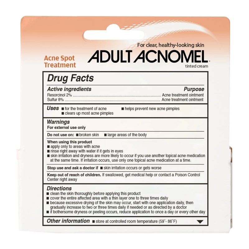 Adult Acnomel Acnomel Acne Spot Treatment 1.3 Ounce Adult Formula