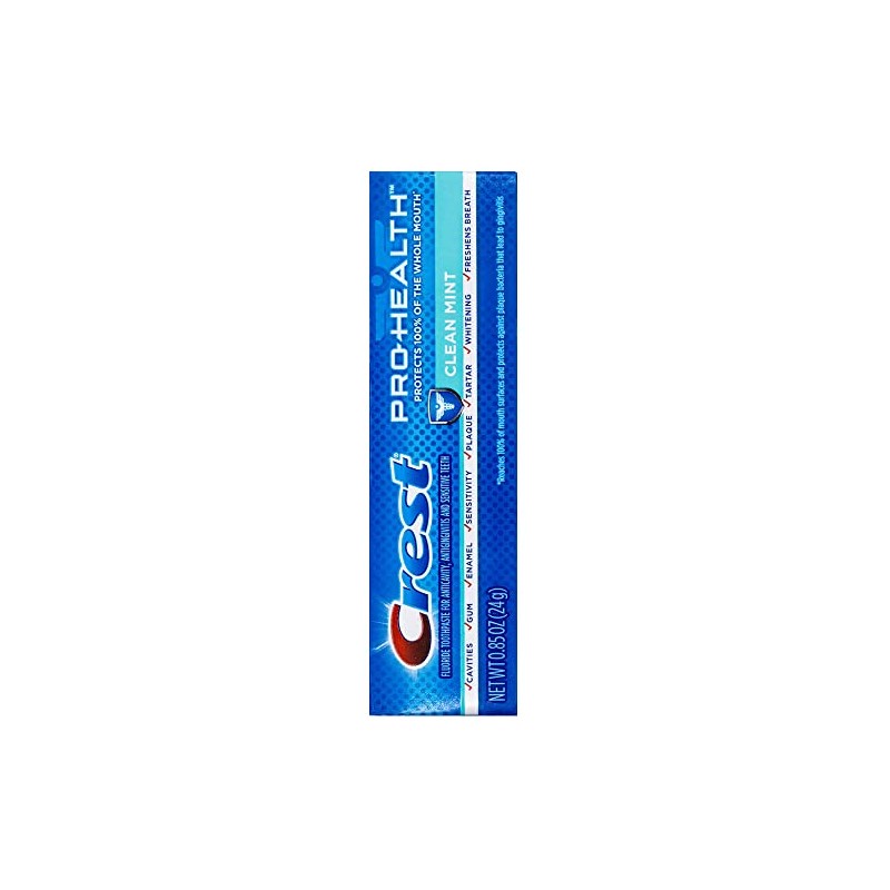 Crest 037000995609 Pro-Health Clean Mint Toothpaste, Smooth Formula 0.85 Oz,