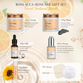 Mothers Day Gift, 30 pcs Hydrating Skin Care Set for Women & Men, Self Care Pamper Set, Birthday, Home Spa Gift Baskets, Bath & Body Gift Basket Set, Christmas, Anniversary, Birthday, Mom, Wife