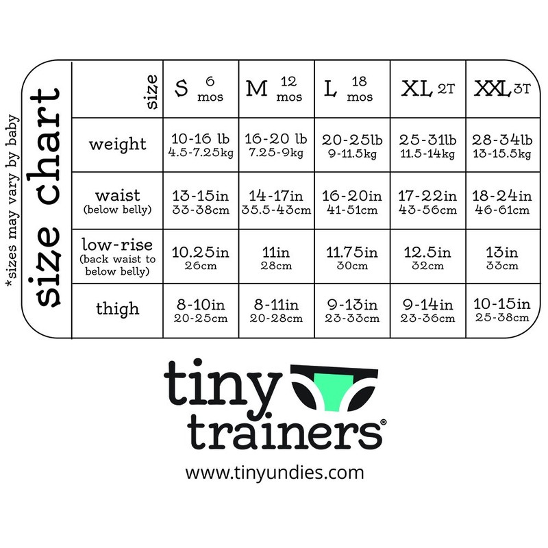 Tiny Trainers - Small Cotton Training Pants, 3-Pack