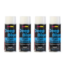 TRIPAK Deep Blue Chain Conditioner - Advanced Chain Care and Maintenance Formula for Anti-Wear and Corrosion Protection (4 Pack)