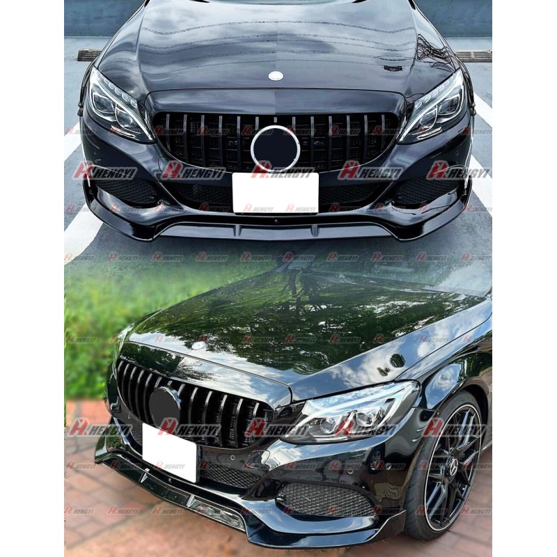 MAG FOR 15-18 MERCEDES W205 C300 AMG C43 GLOSS BLK