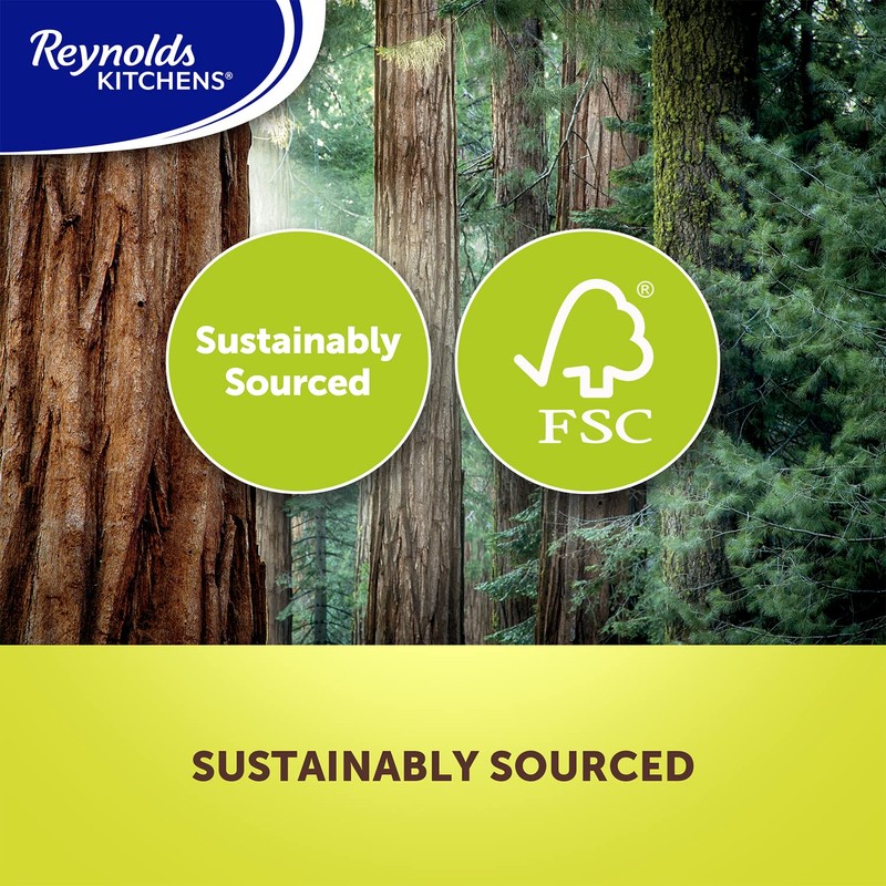 Reynolds Kitchens Air Fryer Liners 9'', 200 pcs Unbleached Parchment