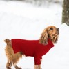 Geyecete Dachshund Sweater Dog Turtleneck Sweater,Cold Weather Cable Knitwear Small