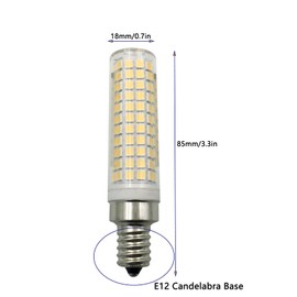 Lxcom Lighting 15W E12 LED Corn Bulb Dimmable 136 LEDs 2835 SMD 120 Watt Equivalent 1500LM Warm White 3000K E12 Candelabra Base Lamp Candle Light Bulbs for Chandelier Ceiling Fan Desk Lamp, 4 Pack