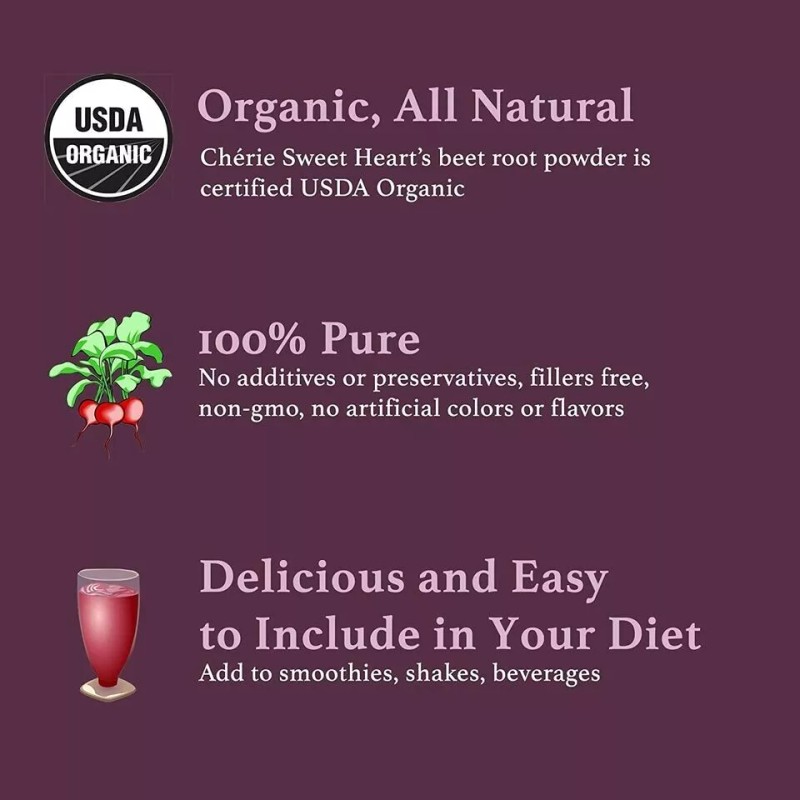 Chérie Sweet Heart Cherie Sweet Heart Certified Organic Raw Beet