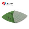 Z-LEAP 樹脂三角サンディングパッド 振動ツール用 サンドペーパーシート 研磨 磁器 ストーンガラス セラミックディスク 3インチ(80mm) 800グリット-2個