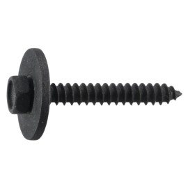Unbranded 4.2mm x 17mm x 30mm Black Oxide Steel Hex Washer Auto Screws (8 pcs.)
