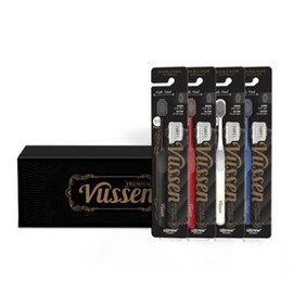 Vussen Double Wide Toothbrush (4-pack, protective cap included) / 뷰센 칫솔더블와이드 4입보호캡포함
